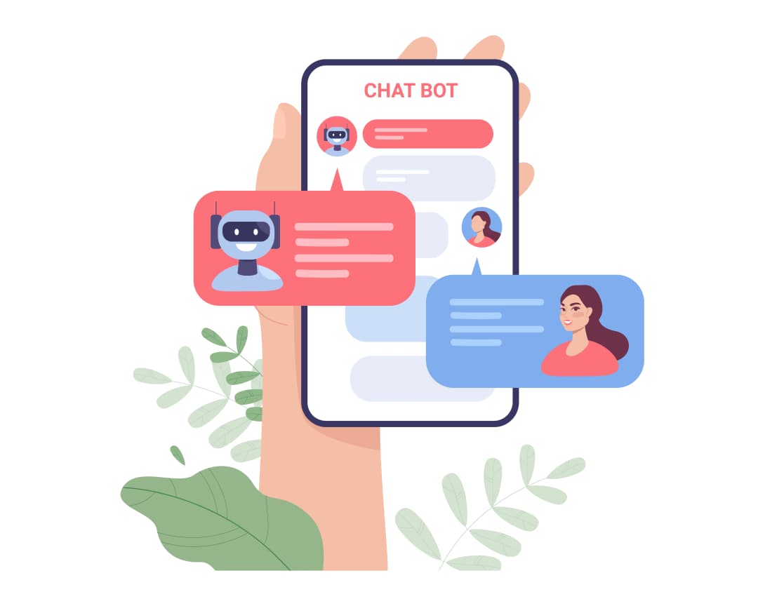 AI Chatbot Illustration